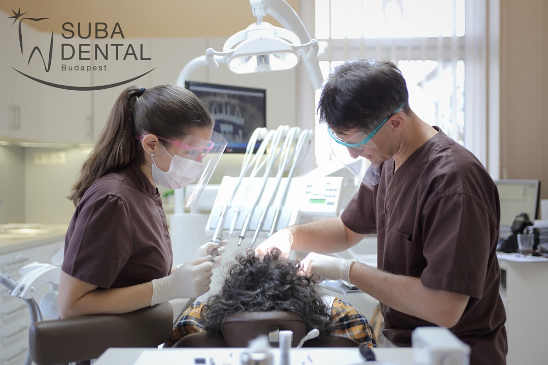 Salle de soins de la clinique Suba Dental à Budapest